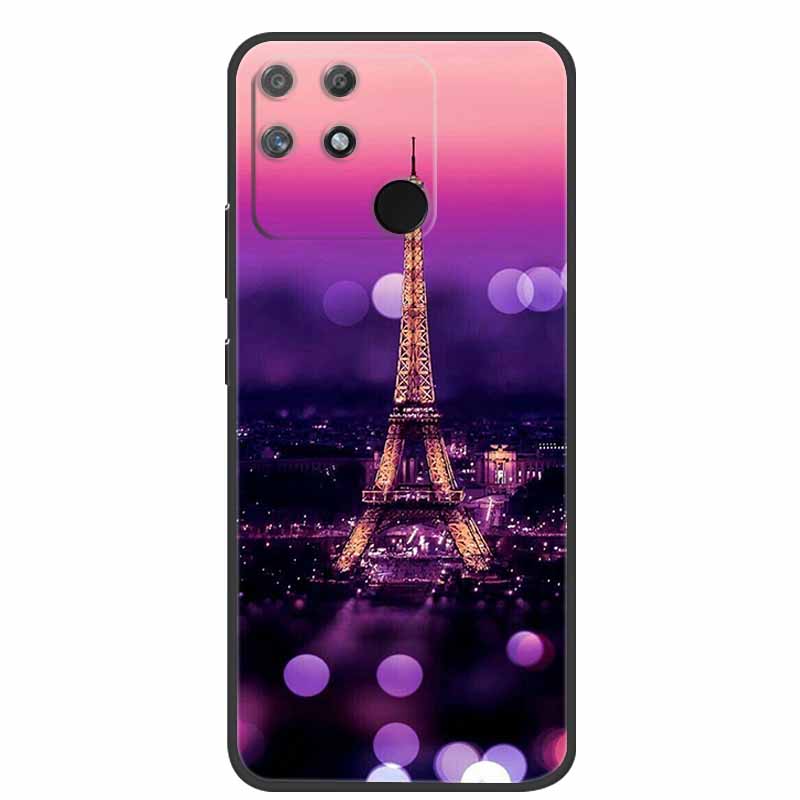 For Redmi 10C Case Redmi10C Black Soft Silicone Phone Case For Xiaomi Redmi 10C Back Cover Case Redmi 10 C Power Funda POCO C40