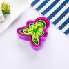 2Pcs plastic biscuit mold color set baking tool heart cookie mold fruit sparse press cut gingerbread man christmas tree