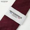[New Yorker Blue] Polka Dot Tie NB922516 Red, One Size Fits All, Business Suit Style, Gift