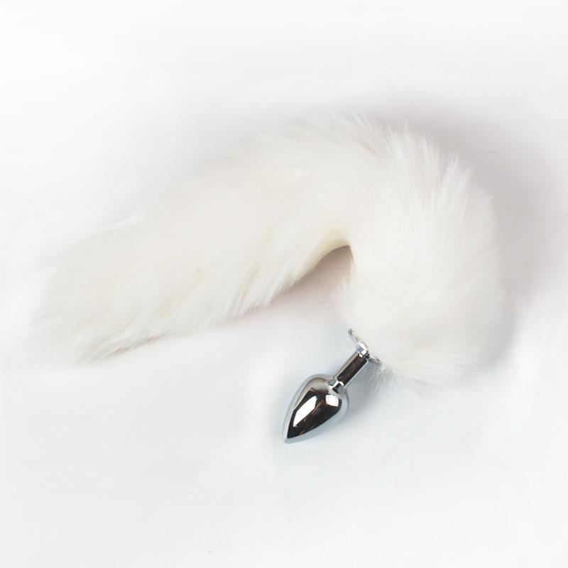 Anal Plug Tail Fox Sexy Toys Stainles Steel Butt Plug  Game Cosplay Anal Sex Toys for Woman Couples Anal Plug with Tail