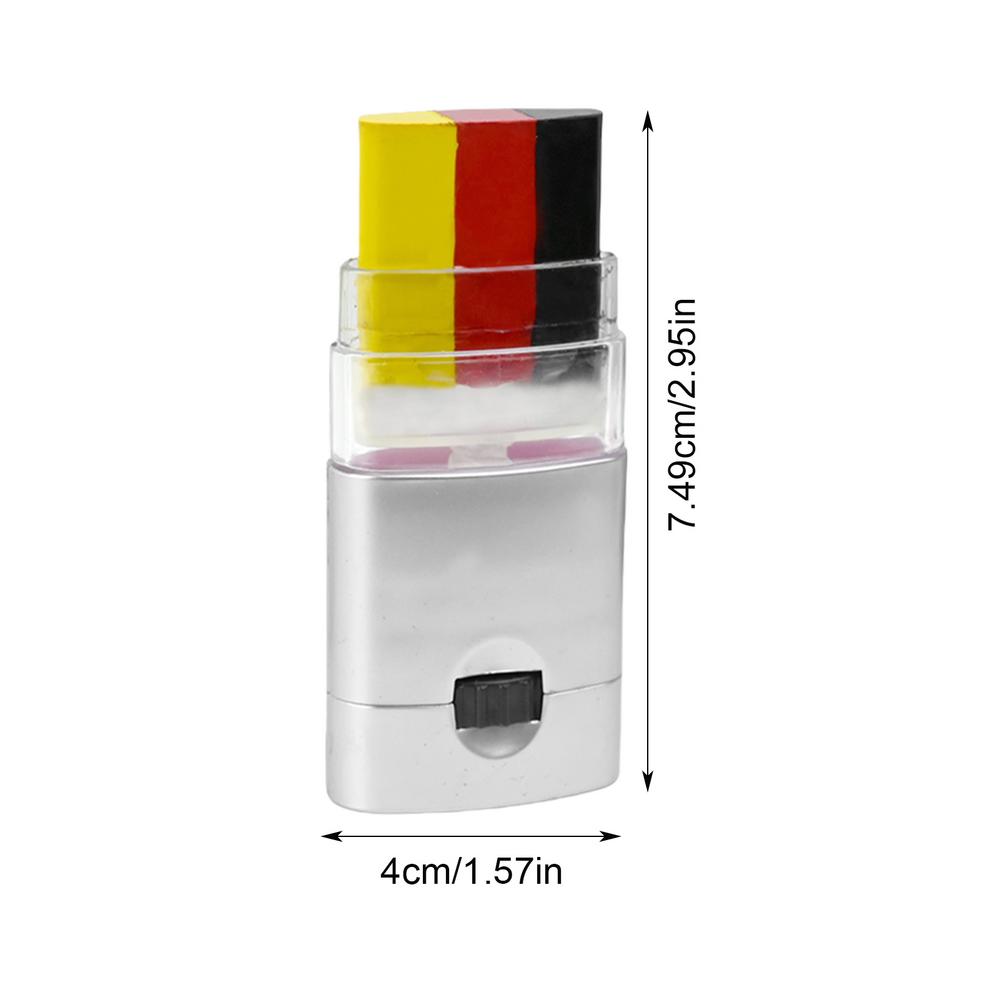 Country Flag Face Paint Stick Stripe Football Fan Brush Stick Face for Germany France Spain England flag Euros Sports Events