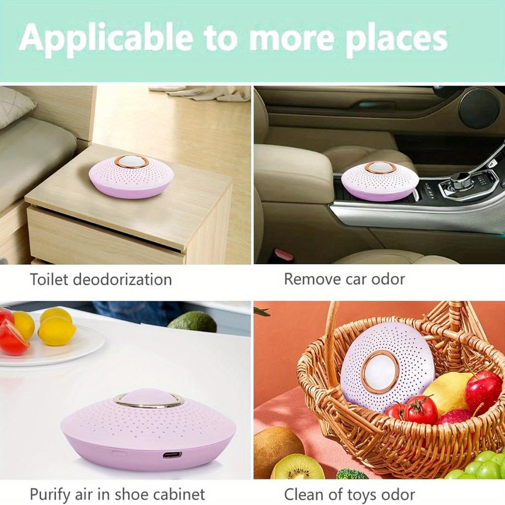 1pc Refrigerator Deodorizer,Portable USB Rechargeable Refrigerator Deodorizer ,Fridge and Freezer Odor Absorber To Keep Food Fresh Longer