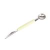Double-Head Stainless Steel Fruit Platter Ball Digger Corrugated Carving Knife