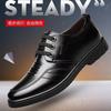 Herren Lederschuhe atmungsaktiv koreanische Version Business britische Herrenschuhe runde Spitze weiche Sohle Außenhandel Freizeitschuhe Arbeitsschuhe