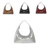 Fashion Style Rivet Bag For Women Summer Large Capacity Pu Material Daily Use