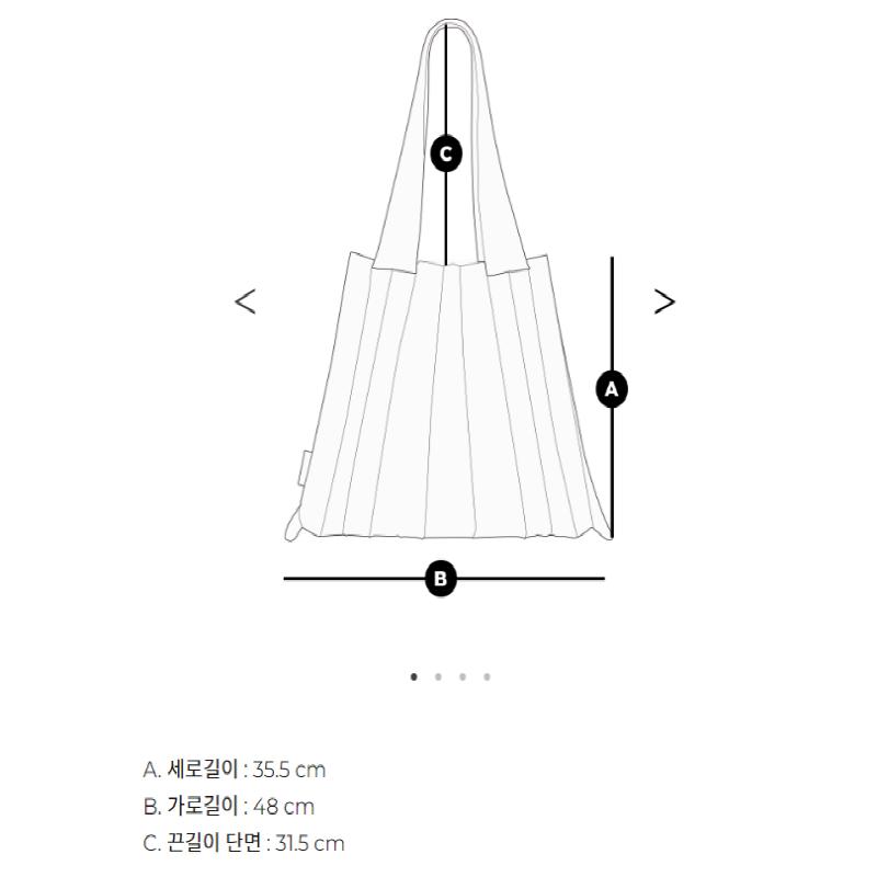 Pleatsmama Two Way Shopper Bag Wide 3 Colors