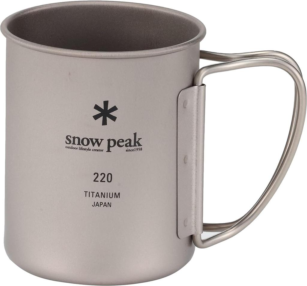 Snow Peak Titanium Single Mug 220 [Capacity 220ml]