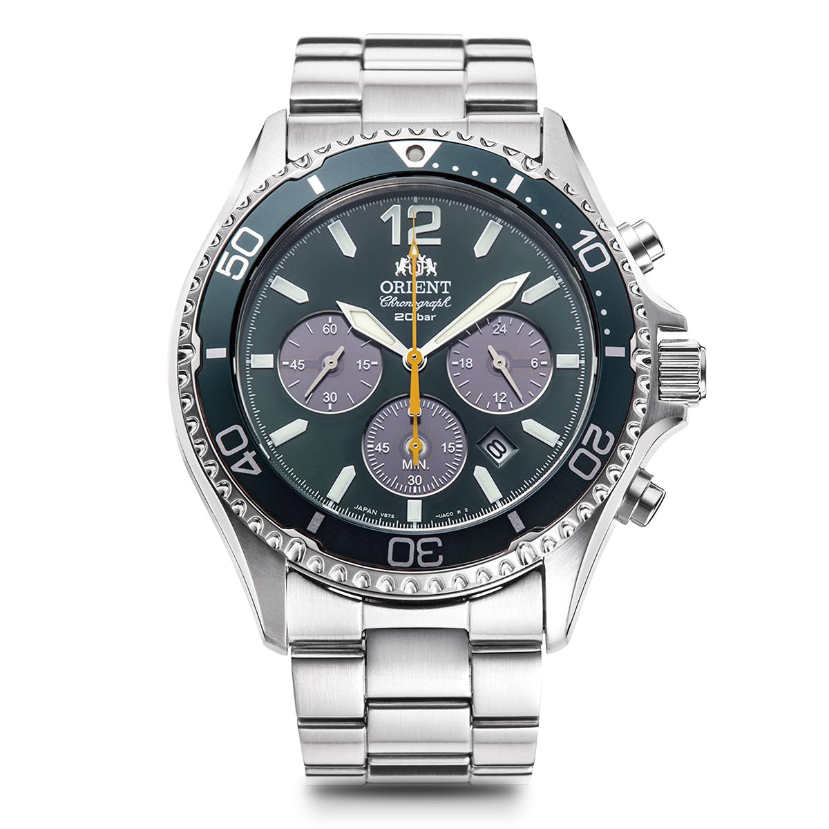 

ORIENT RN-TX0204E Men s Metal Band SPORTS Diver De