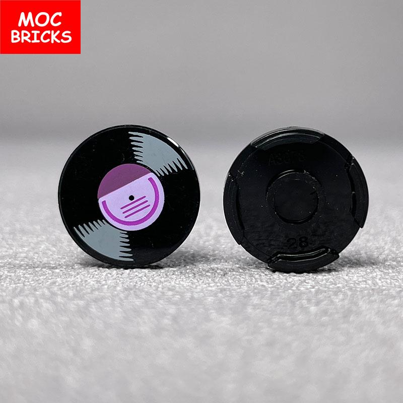 Non-Toxic Moc Bricks Suona Horn Music Score Singer Saxophone Bass Figure Musical Instruments Educatinal Building Blocks Kids Children Toys