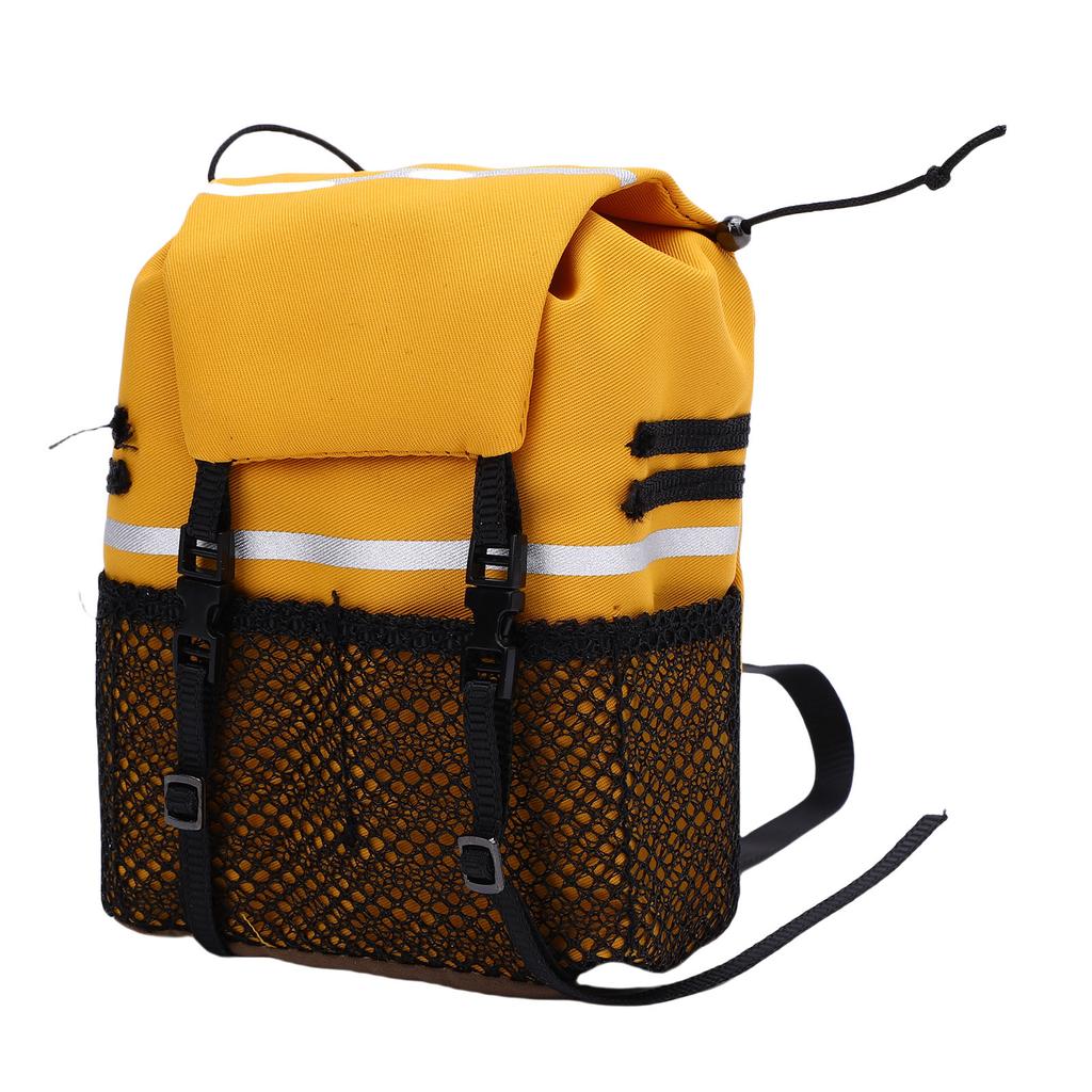 RC Simulation Backpack Fit for SCX10 1 8 1 10 RC Crawler Car Oxford Cloth RC Simulation Luggage Bag Decoration Yellow
