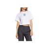 Off-White Logo Embroidered Short Sleeve T-Shirt Women Tops White OWAA090F24JER0010145