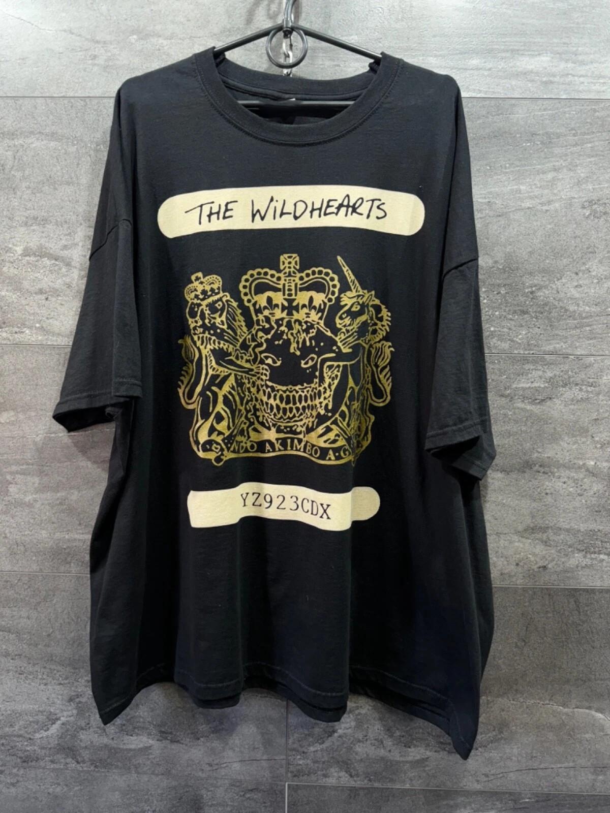 The Wildhearts England Tour 2015 T-Shirt Size Tee Band Tee S-5XL Cotton S