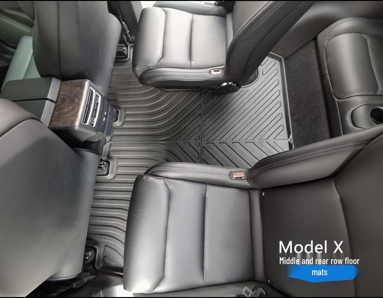 Waterproof TPE Floor & Trunk Mats for 2022 Tesla Model X (LHD & RHD)