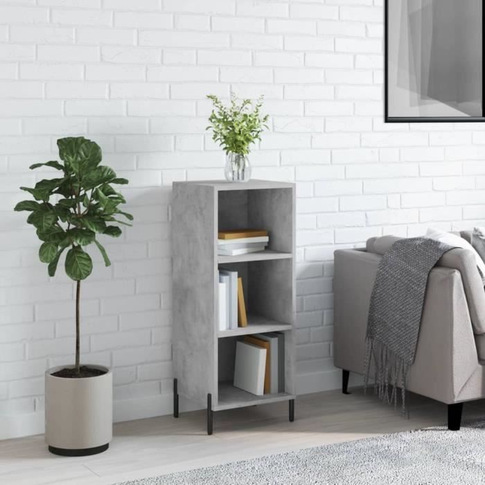 VidaXL Buffet Concrete Grey 34.5x32.5x90 Cm Engineered Wood 828744