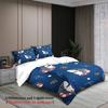 3pcs Cartoon Shark And Octopus Bedding Set 3D Printed Ocean Animal Duvet Cover Sets With Pillowcases No Filling