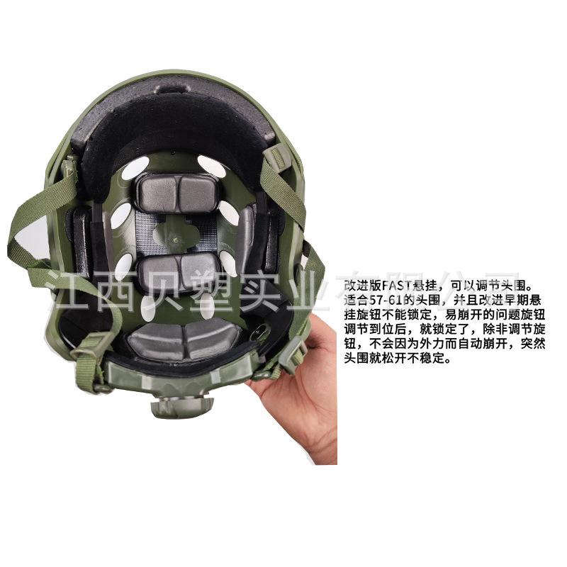 Buiten snel tactisch helm, full-face helm, team voor buitenactiviteiten, CS-training, special forces, ABS militaire liefhebber helm, velduitrusting