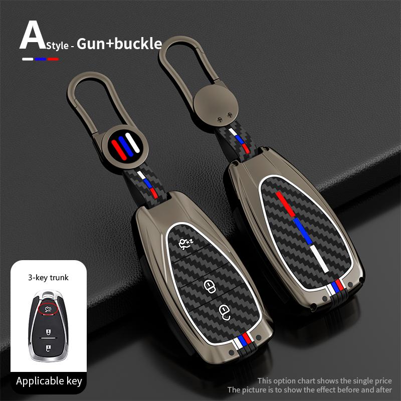 Car Key Case Cover Shell Holder for Chevrolet Onix Equino Orlando Cruze Spark Sonic Camaro Volt Bolt Trax Malibu Blazer Traverse