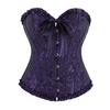 Elegant Satin Corset with Sweetheart Neckline and Ruffled Edges