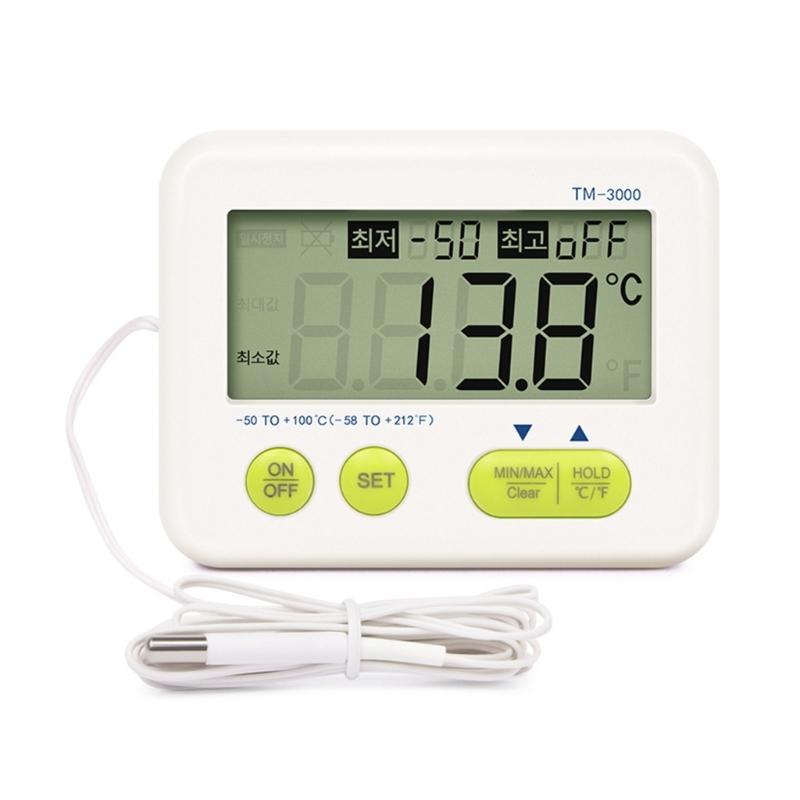 

Thermometer Digital Display Temperature Detector for Indoor Baby Room Office Magnetic Adsorption Temp Monitor Meter 1