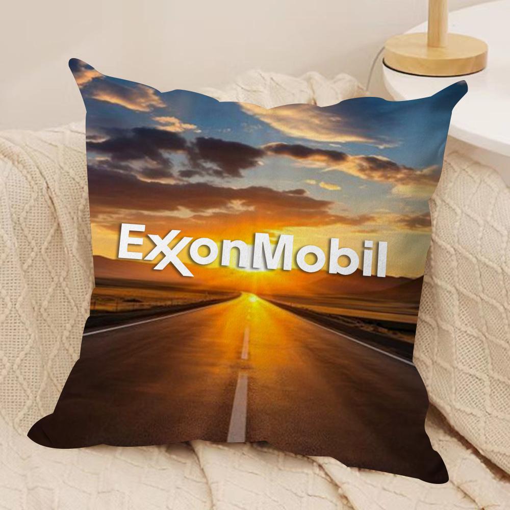 Роскошная наволочка EExxonS MMobil из мягкой плюшевой ткани с двусторонней печатью, диванная подушка для всех сезонов, домашний декор, подарок 30x30cm