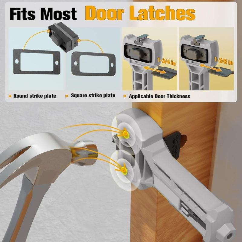 Ergonomic Lock Installation Chisels Door Hinge Jig, Door Hinge Mortiser Plastic Tool For Woodworking Home Renovations