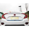 Pearl White Rear Trunk Spoiler Wing Small For 2016- Honda Civic Sedan 4DR