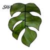 Transparent Acrylic Leaf Hanging Pendant, Waterproof Sunproof Window Hanging, Decorative Four-leaf Clover Pendant Ornament with Colorful Light Effects