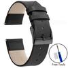 Originální kožený řemínek na hodinky 12/14/16/18/20/22 mm Minimalistický Plochý Tenký Elegantní Řemínek na hodinky Měkký Náramek na zápěstí
