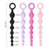 Beads Soft Anal Plug 7 Balls Silicone G-Spot Stimulating Butt Plugs Anal Stimulation Pull Bead Dildo Deep Anal Sex Toy