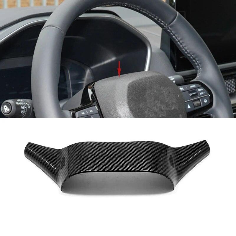 Dekorace interiéru auta Centrální ovládací panel Volant pro Honda CR-V CRV 2023 ABS Carbon Fiber Stylingové doplňky