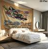 Arazzo da Parete Demon Slayer Appeso Estetico alla Parete Coperta in Tessuto Stampato Arazzi Decorativi per Camera da Letto Soggiorno Decorazione per la Casa