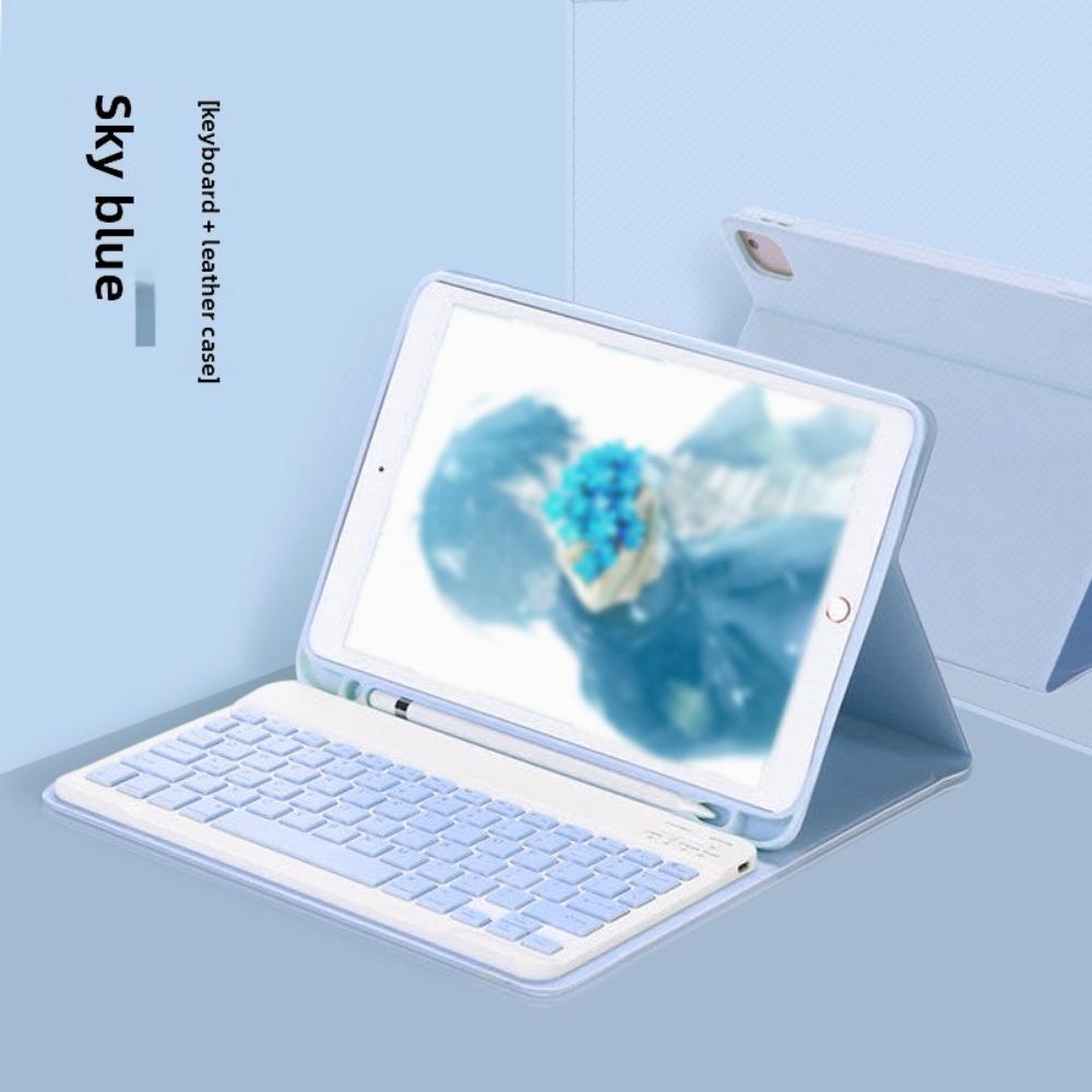 Bluetooth Keyboard Cover Set for iPad Pro 11 2021 with Apple Pencil Slot 10.5 12.9 Protective Case