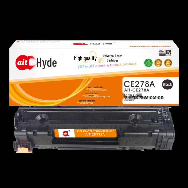 Haide Ait Compatible CE278A Black Toner Cartridge for HP Printers