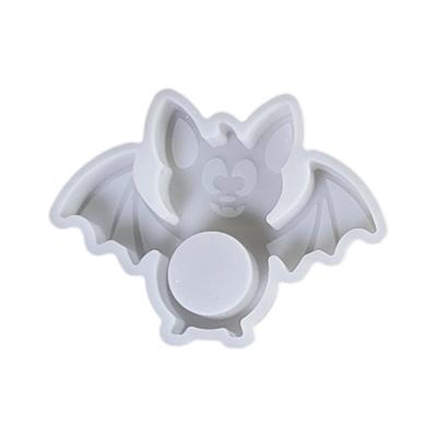 Halloween Themed Bat Silicones Mold for Candy Holder Food Grade with Easy Demolding for Home Decors and Crafts Projects