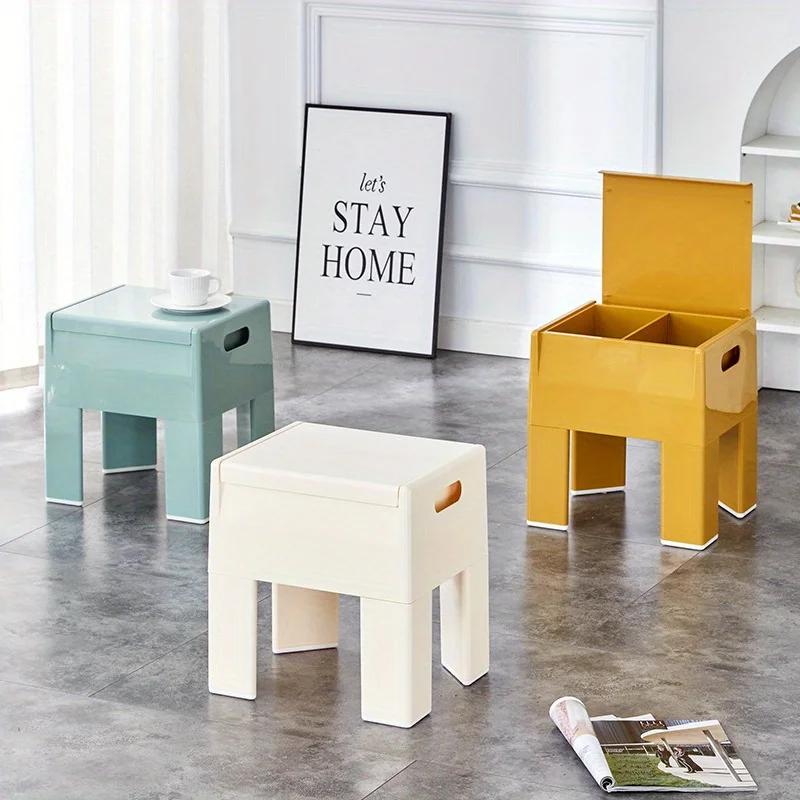 Household Small Stool, Modern and Simple Low Stool, Home Storage, Shoe Changing Stool, Sedentary Small Chair