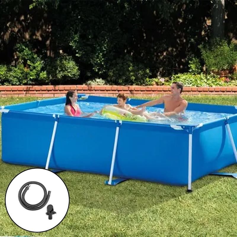 Above Ground Pool Replacement Accessory for Hose Connection and Spa Water Routing, Black Single-Part Maintenance Family