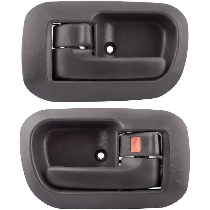 Pair Gray Interior Front Right & Left Driver Passenger Side Door Handles for Toyota Sienna 1998 1999 2000 2001 2002 2003 6927808010B0 6927708010B0