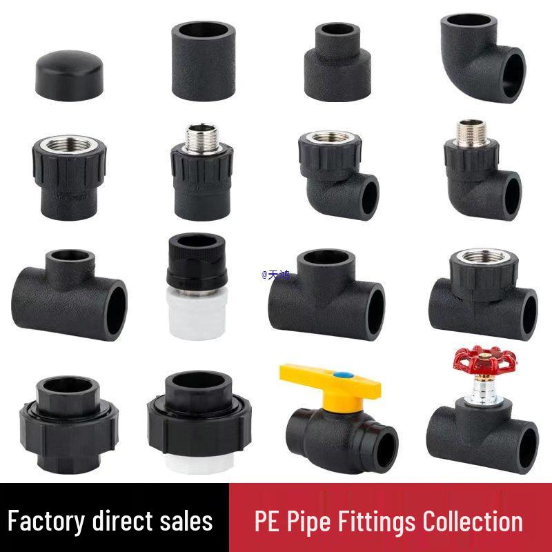 Vícevelikostní vodovodní potrubní tvarovka: Vnitřní/Vnější závitové koleno T pro 4, 6 a 1-palcové potrubí