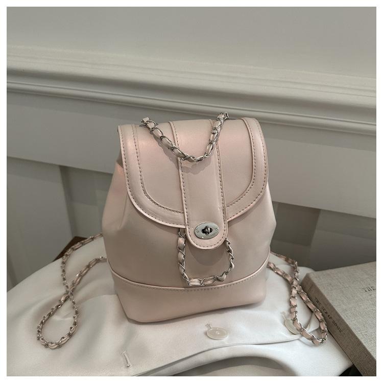 Schoolbag Korean Version Niche Design Backpack for Women's Summer New Trendy Small Fragrant Style Portable Travel Backpack
