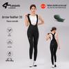 Pantaloni da Ciclismo Lampaida Arrow 20 Double Arrow Unisex con Bretelle, Tasche e Assorbimento degli Urti per Autunno/Inverno