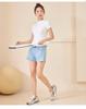 Breathable Summer Workout T-shirt for Running, Gym, and Yoga