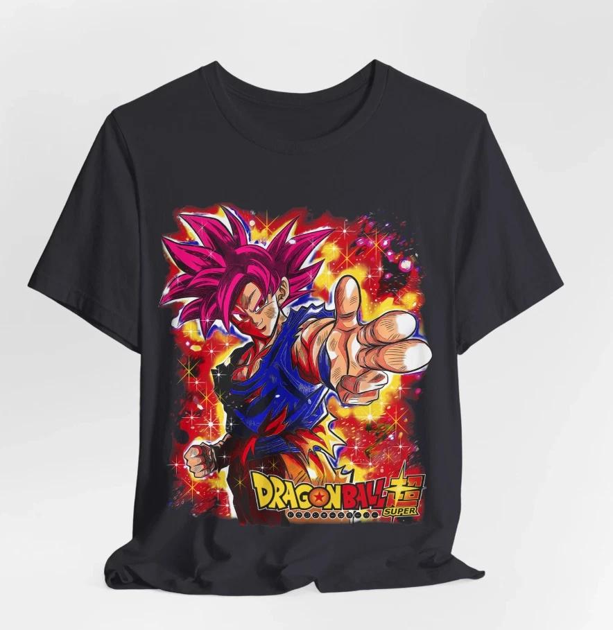 

Футболка-джерси унисекс Dragon Ball Z, Аниме-футболка, Повседневная одежда, Подарок для фанатов M