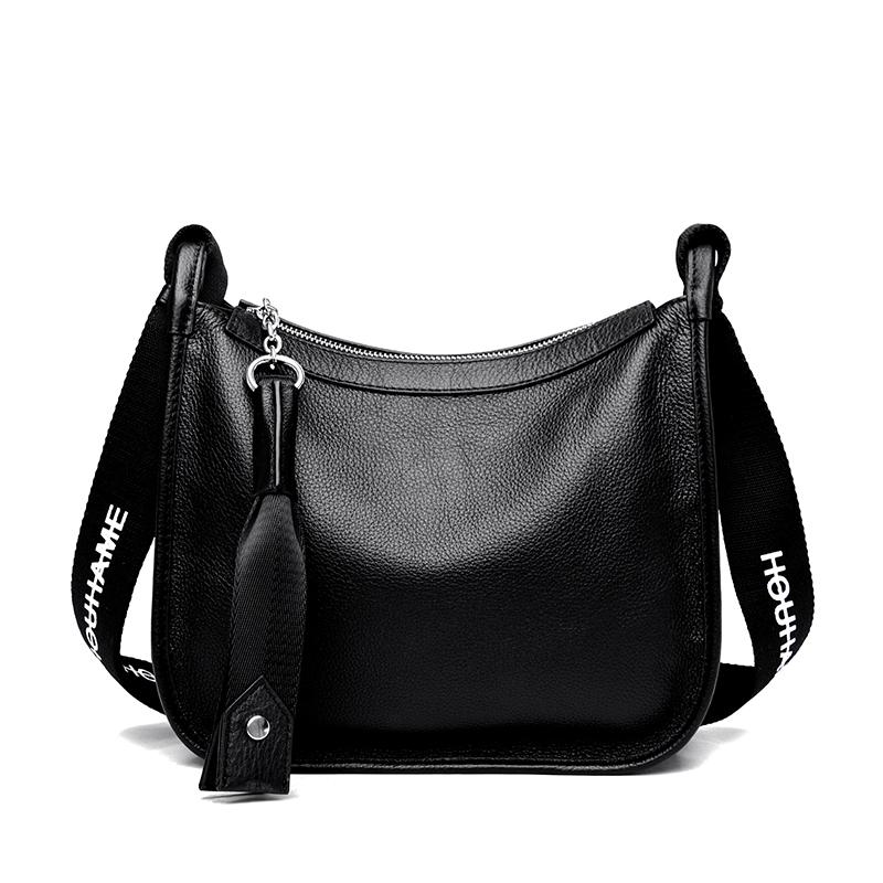 High QualityCow Leather Shoulder Crossbody Bag for Women  Large Capacity Genuine Leather Handbag Luxury Female Messenger Sac