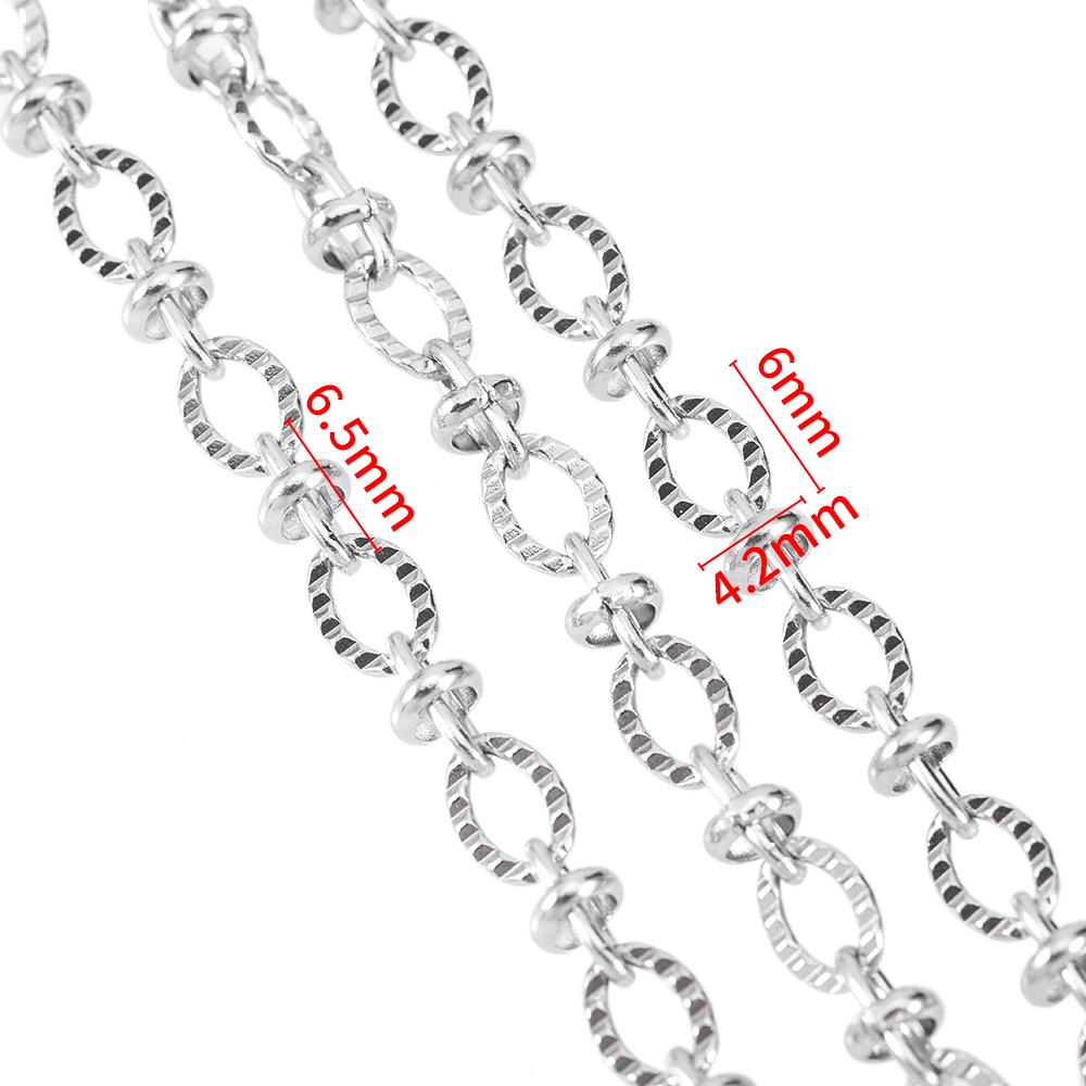 

No Fade 1Meters Radial Line Sun Shape Embossed Chain Stainless Steel Sunflower Chain Jewelry Making DIY Necklace Bracelet Supply 1meter
