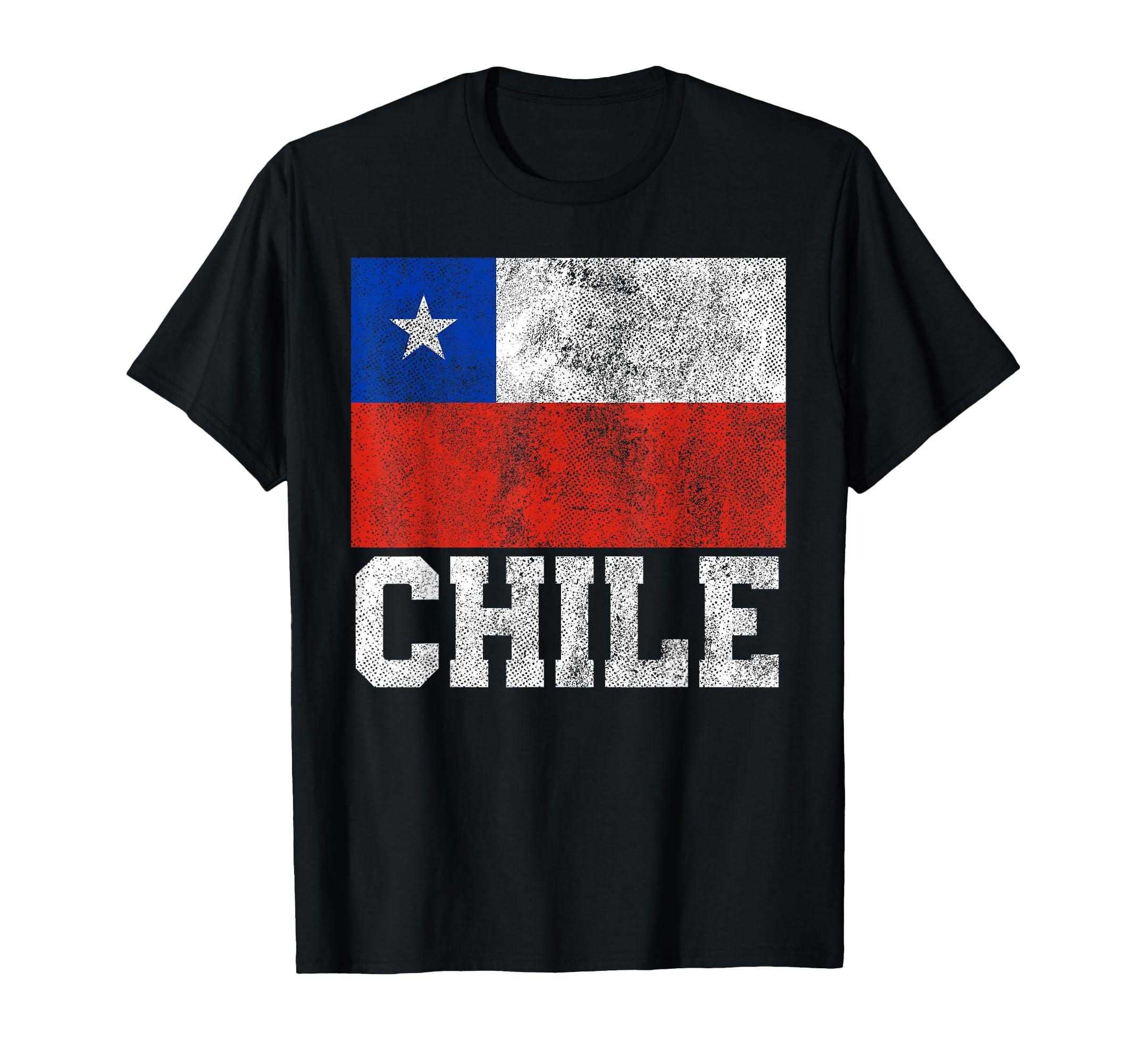 Chile Flag Family Pride Country Men s Women s Vintage Gift T-Shirt