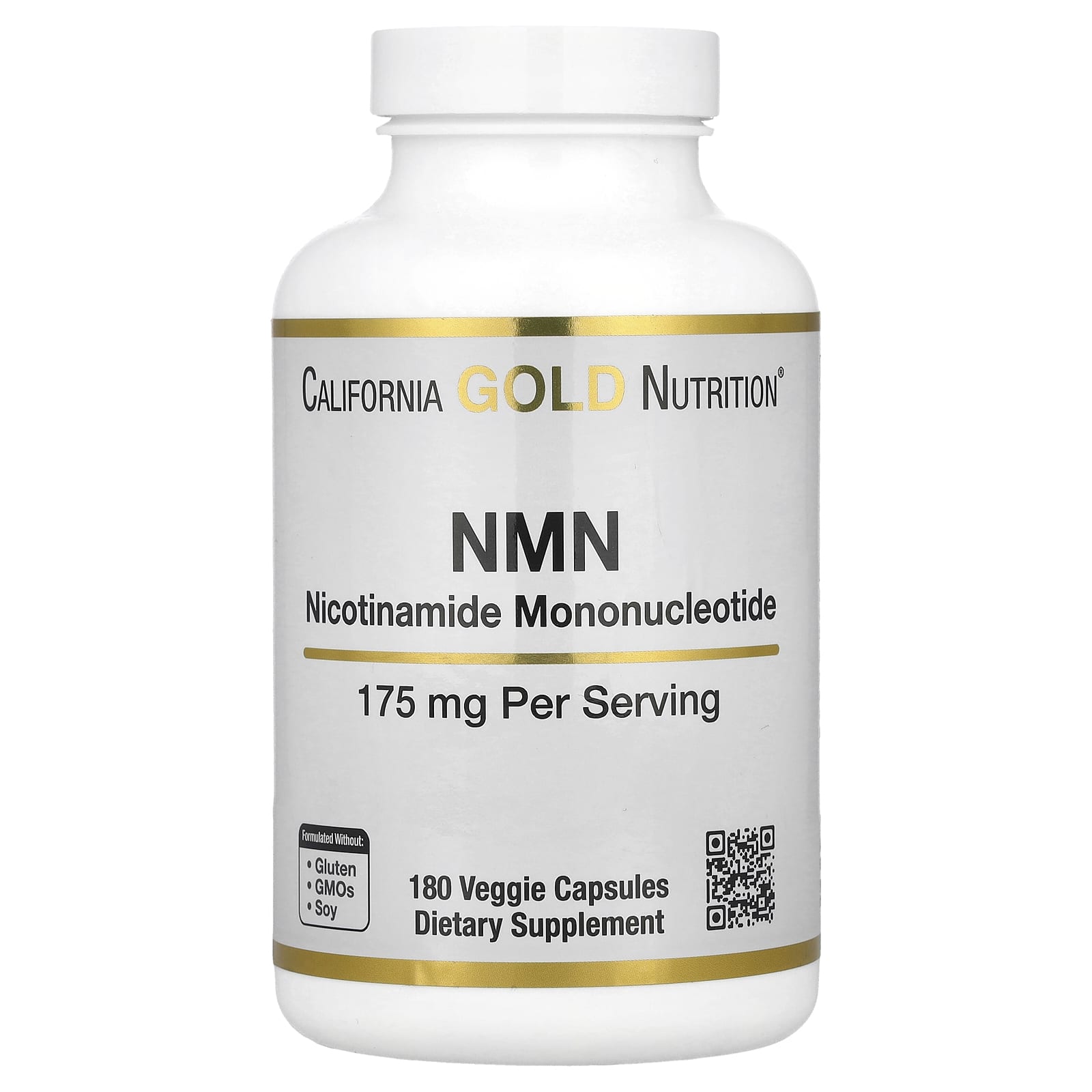 

Nmn, 175mg, 180 Veggie Capsules