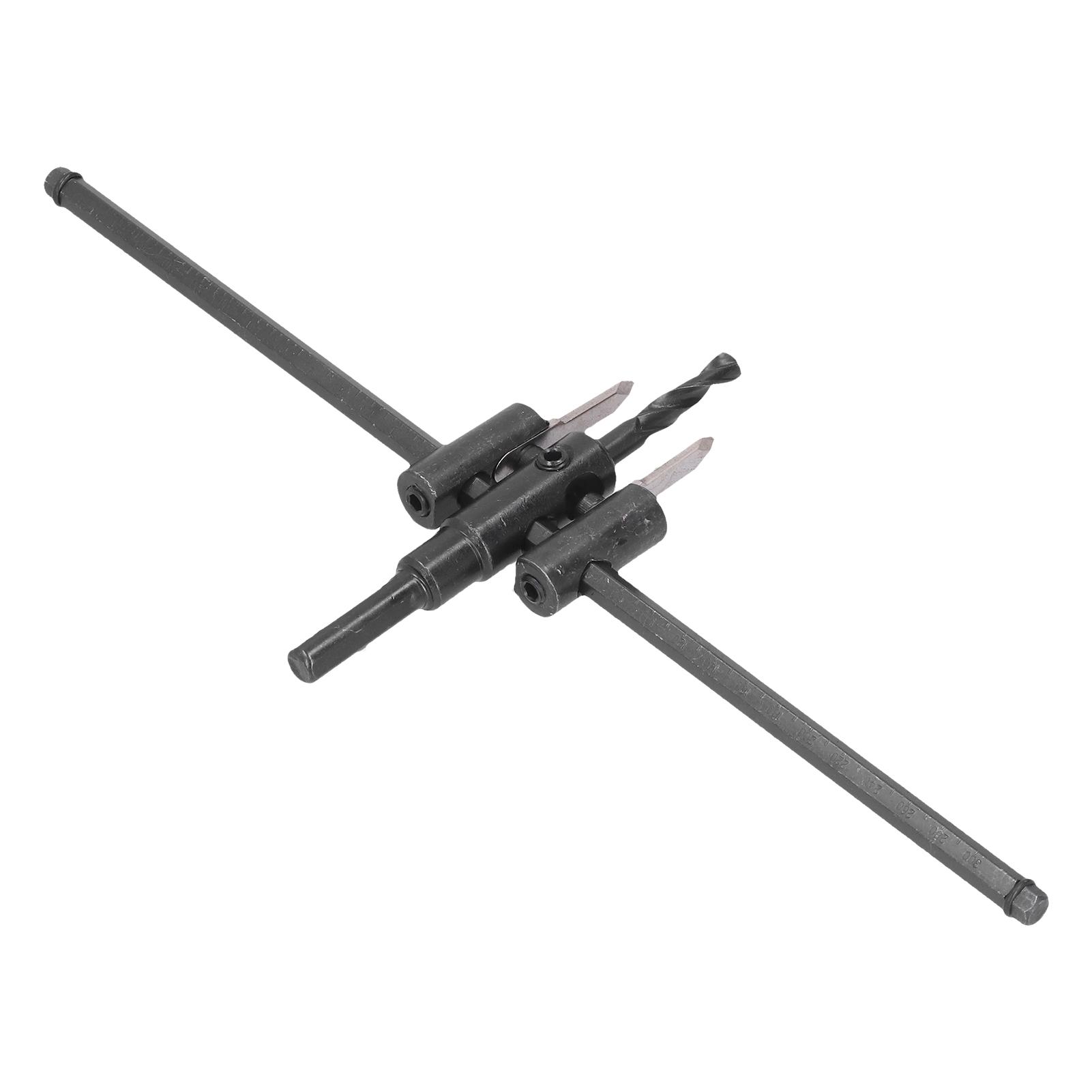 

Adjustable Circle Hole Cutter Saw Kit Wood Drill Bit Round Cutting Woodworking DIY Tool30‑300mm