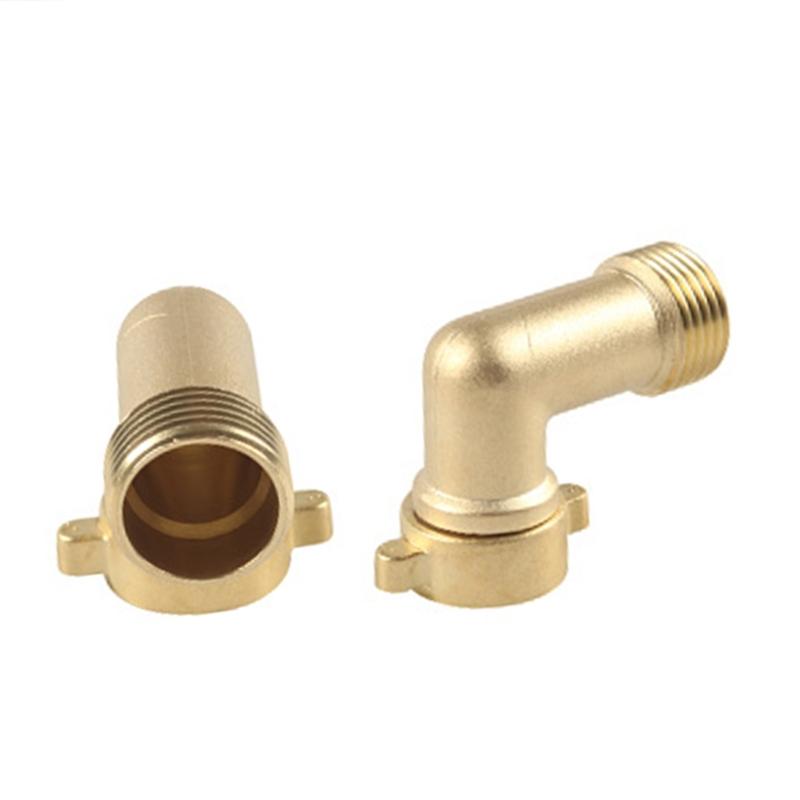 RVs City Water Fill Inlet Flange Brass with Check Valves, RVs Water Inlet Replacement 3/4NPT City Water Connection Inlet