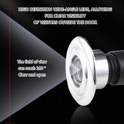 Home Security Door Viewer with Wide Angles Peephole Home Surveillances Door Eye Viewer for Enhances Family Safety