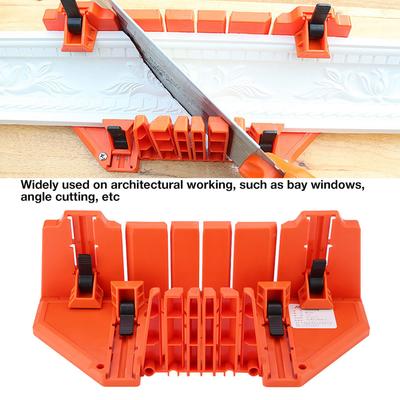 14 Inch with Clamp Mitre Box Wood Saw Mitre Box Saw Mitre Box Plastic Mitre Box Pruning Saw Wood Cutting Hand Saw Hardware Tools
